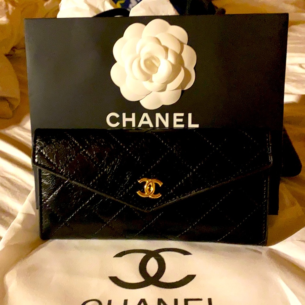 NWT Chanel Wallet With Double Credit Card